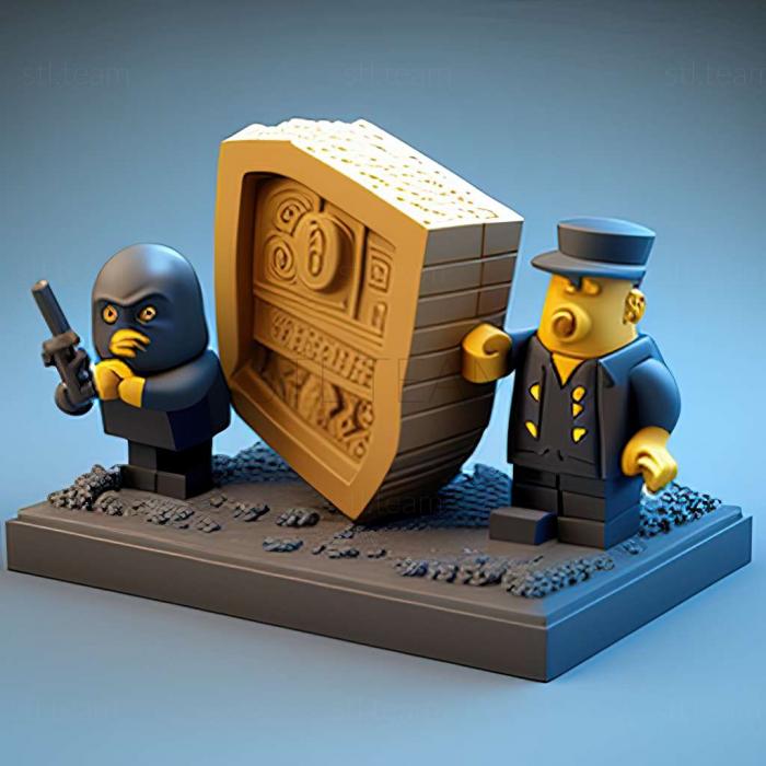 3D модель Игра LEGO City Undercover Погоня начинается (STL)